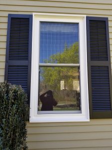 double hung window