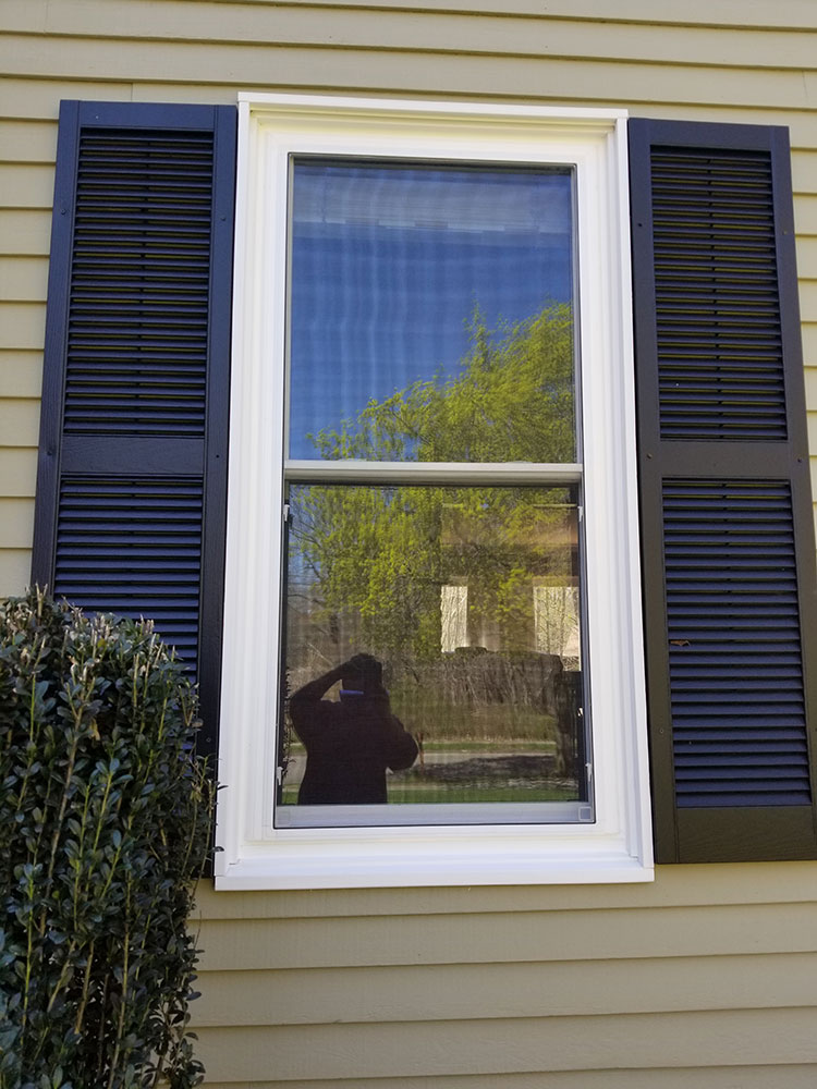 double hung window