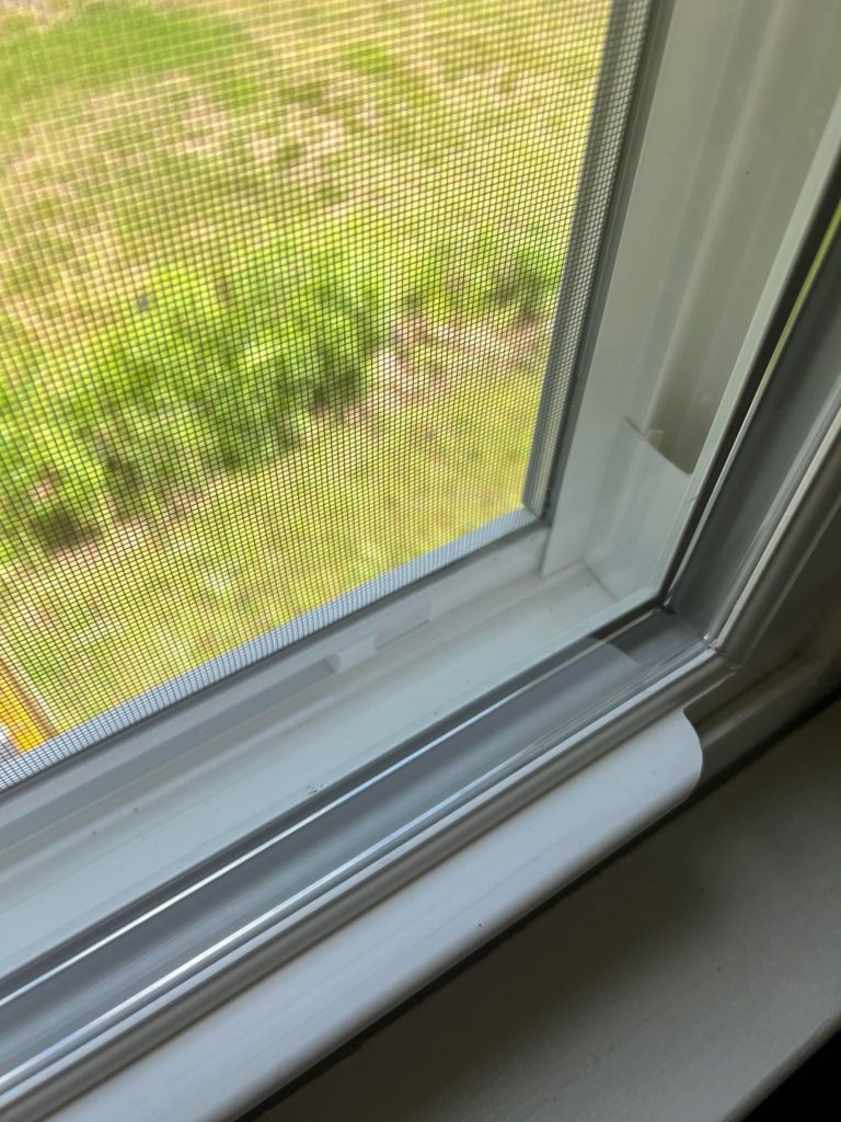 clean inside vinyl window