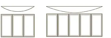 bow window line art example