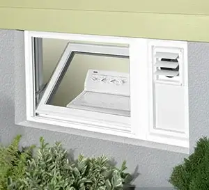 basement hopper window