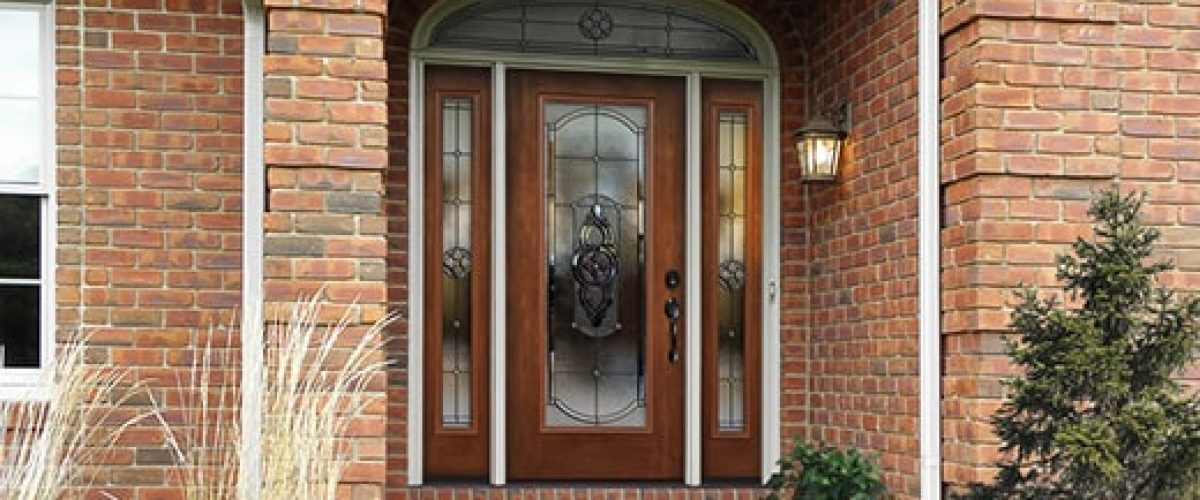 new storm door installed on new home