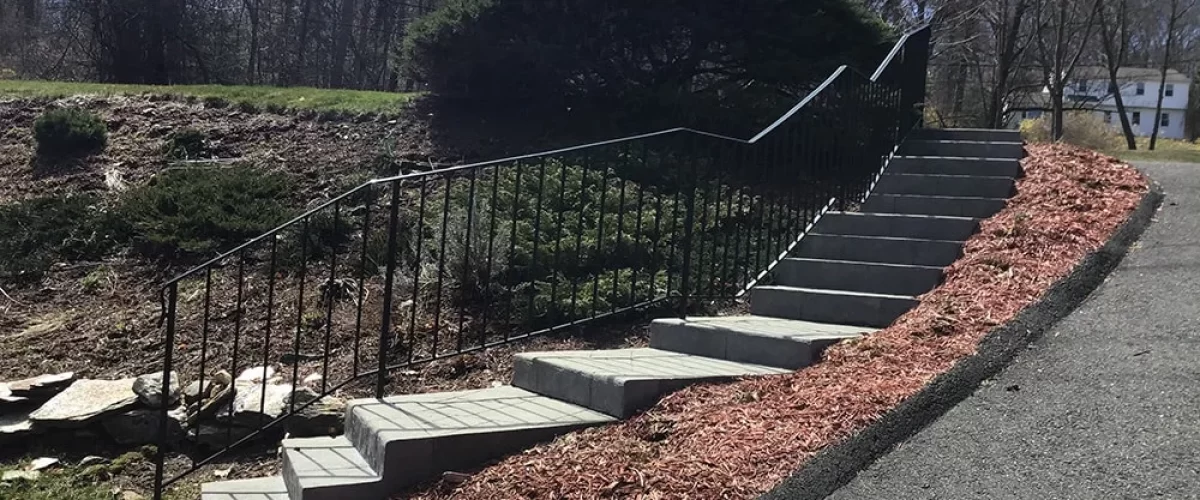 aluminum stair railing installation