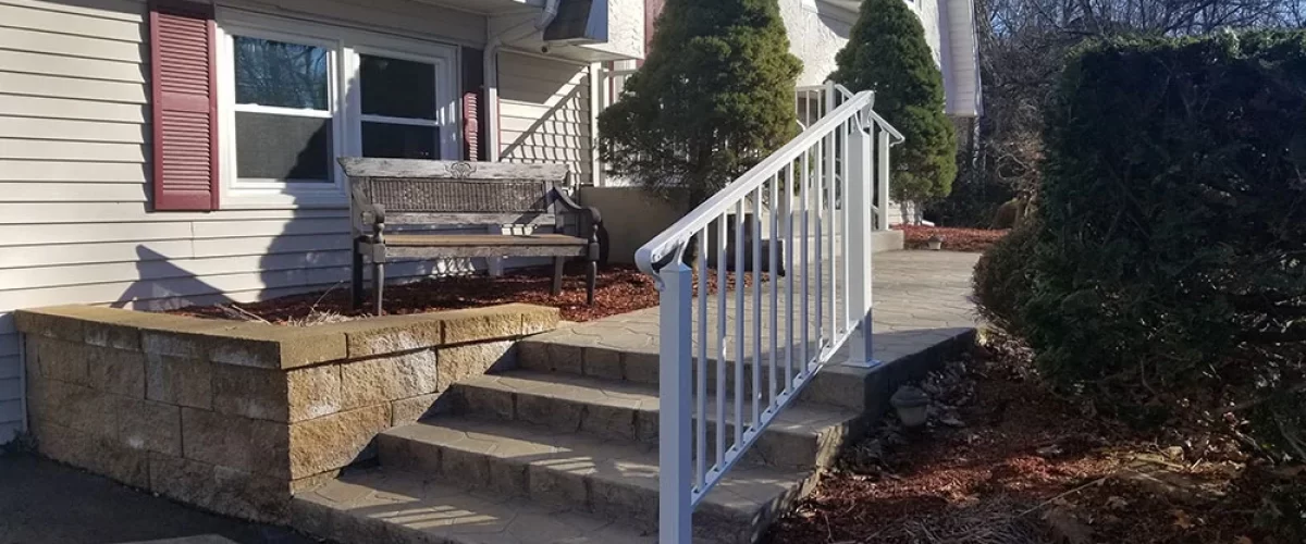 stair railing installation