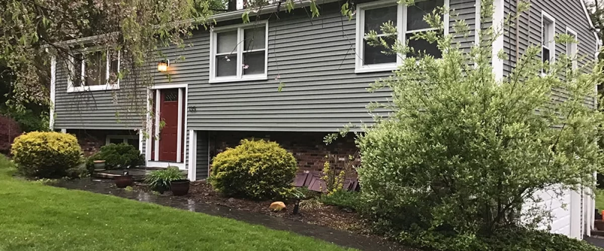 green vinyl siding installation