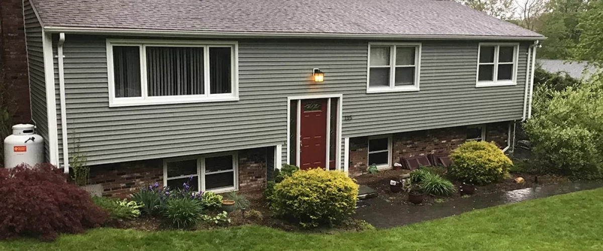 green vinyl siding installation