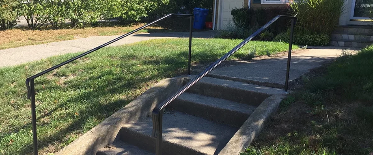 wrought iron stair railing